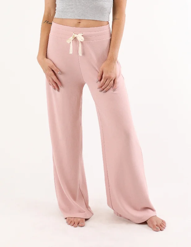 Cloud Fleece Pant: Adobe Rose Soft Stretch Leggings