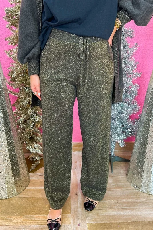For What It's Worth Pants - Khaki Chic Black Leggings