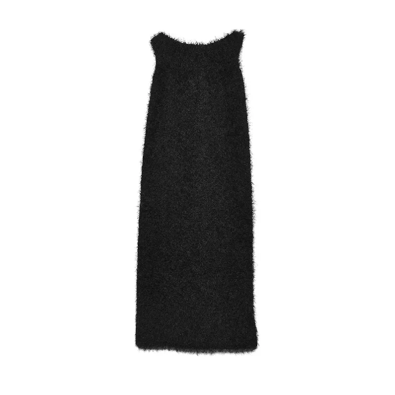 [TODAYFUL]Shaggy Knit Skirt/BLACK(12420805) cashmere skirt soft