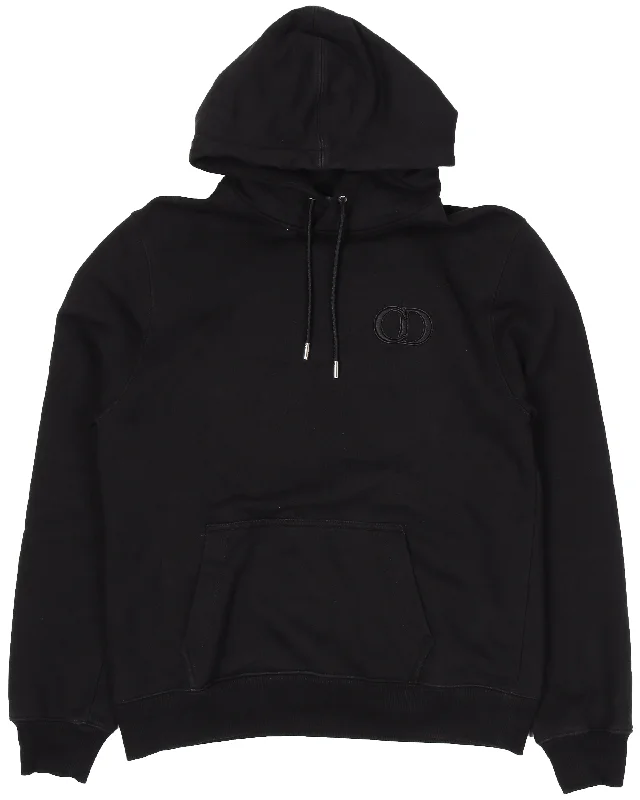 Logo Hoodie Hoodie with Lining Warm Insulated
