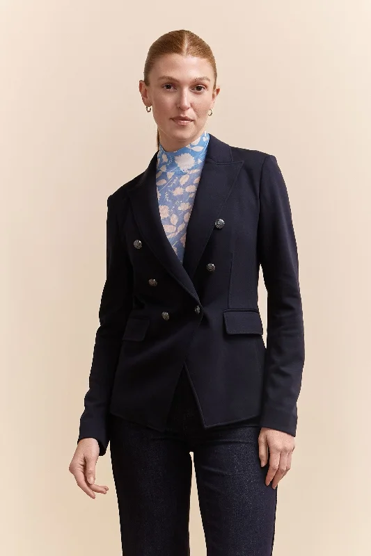 Double breast blazer Women's Long Blazer