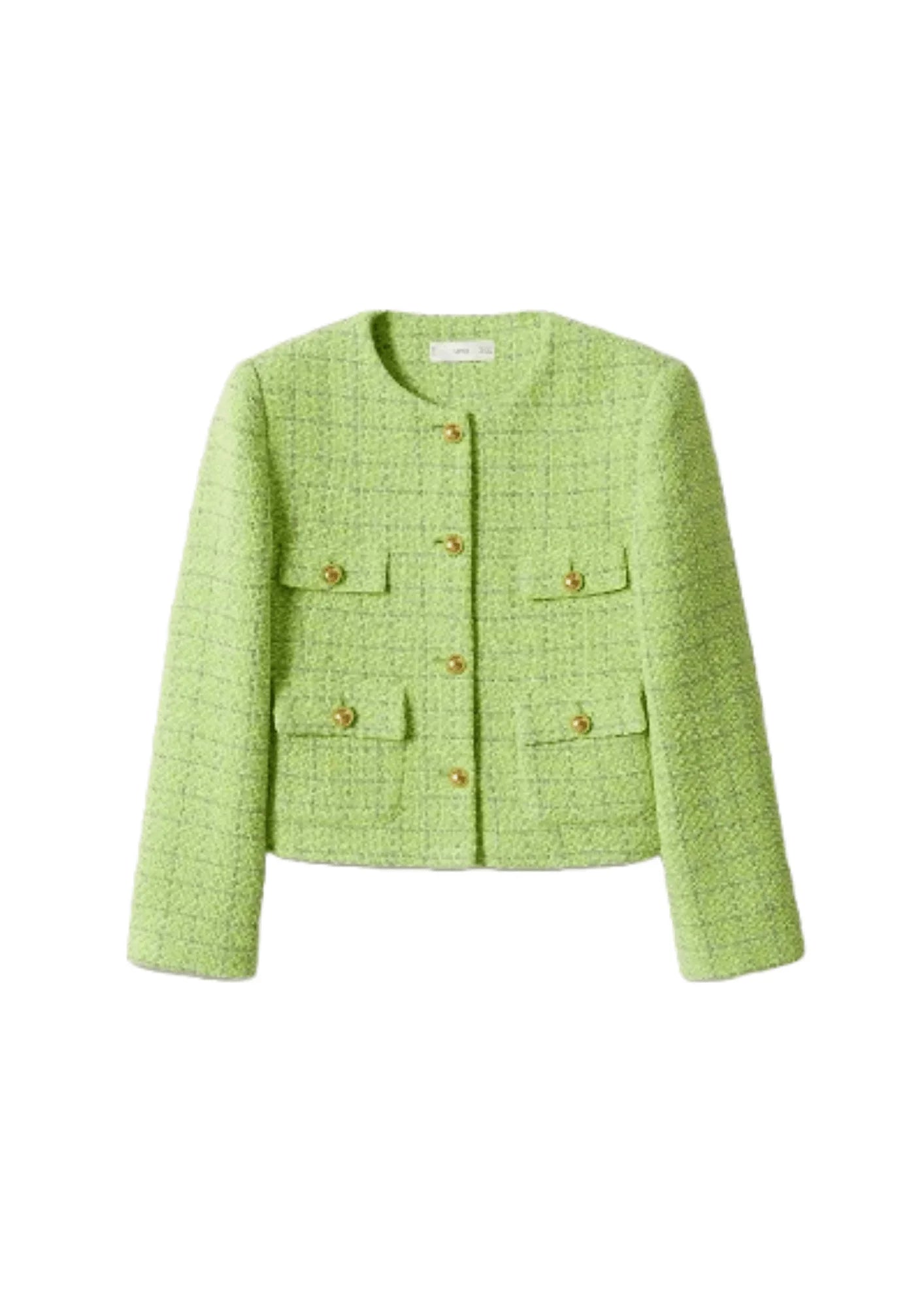 GREEN TWEED BLAZER Women's Patchwork Suit