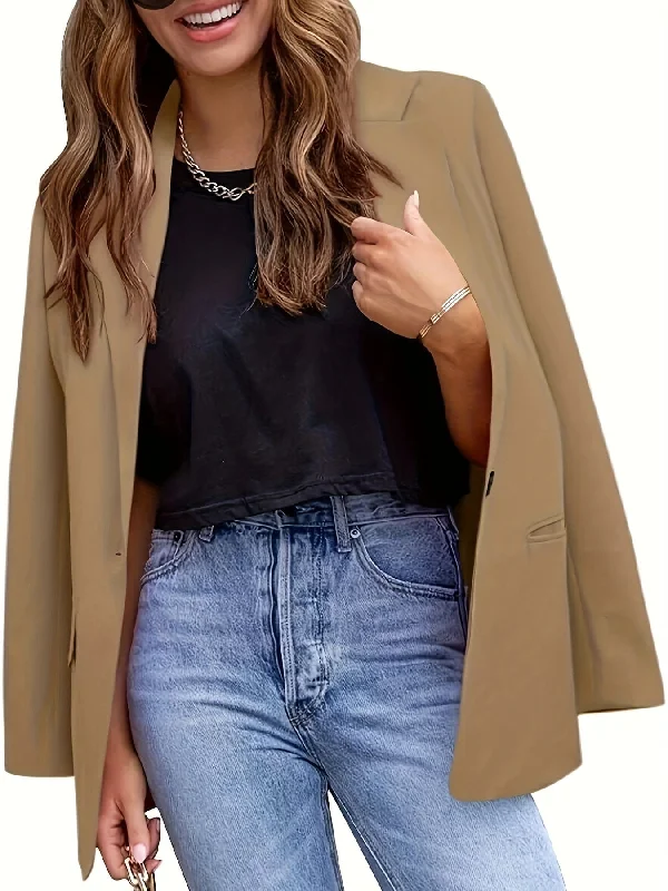 Linen Blazer Women's Premium Blazer