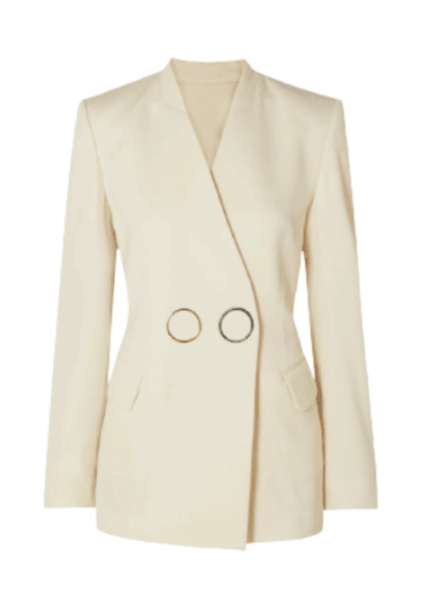IVORY WOOLEN BLAZER Women's Brand Blazer