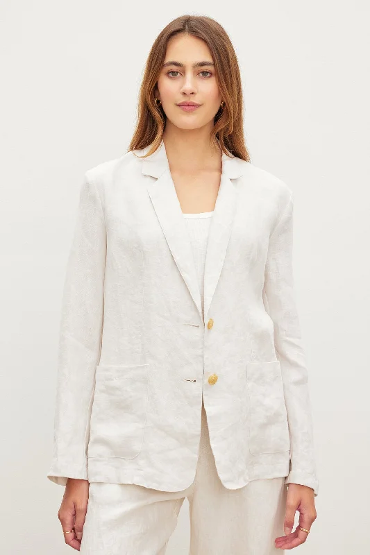 LENNY HEAVY LINEN BLAZER Women's Pencil Blazer