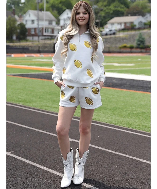 Fan Girl Football Hoodie Jacket Satin Jacket Silk Jacket Chiffon Jacket