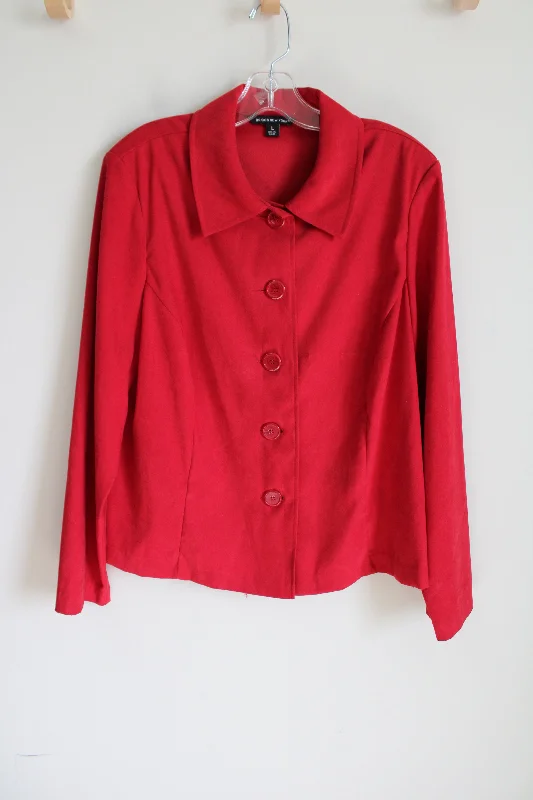 Briggs New York Sueded Light Jacket | L Satin Jacket Silk Jacket Chiffon Jacket