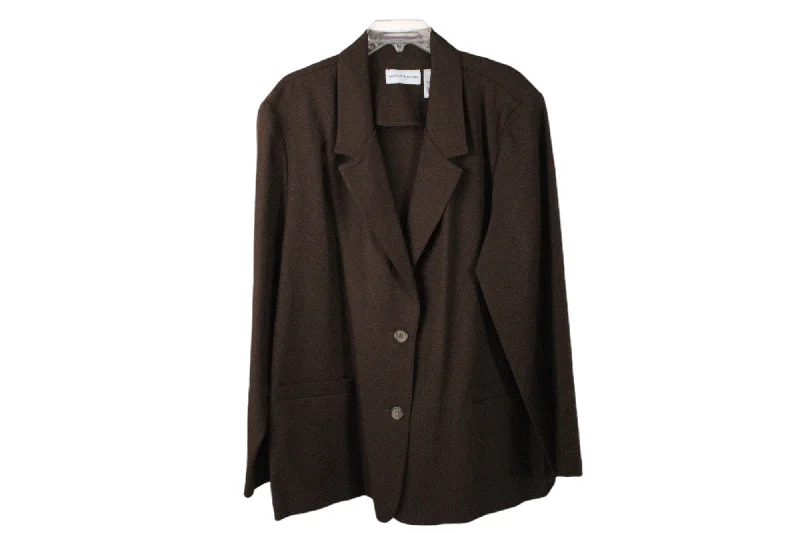 Alfred Dunner Brown Blazer | 20 Slimming Women's Blazer