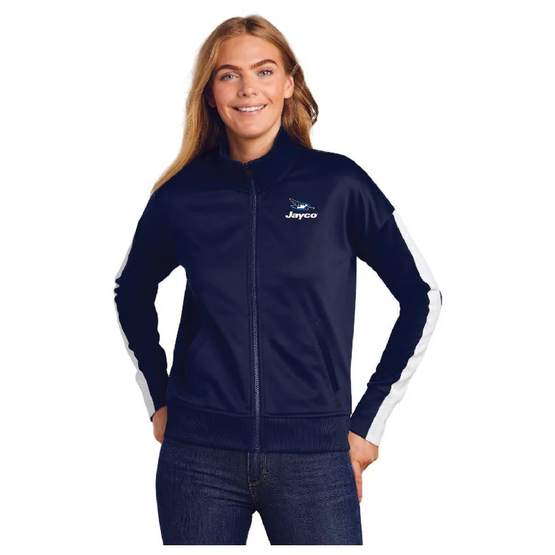 New Era ® Ladies Track Jacket - LNEA650 Print Jacket Jacquard Jacket Embroidered Jacket