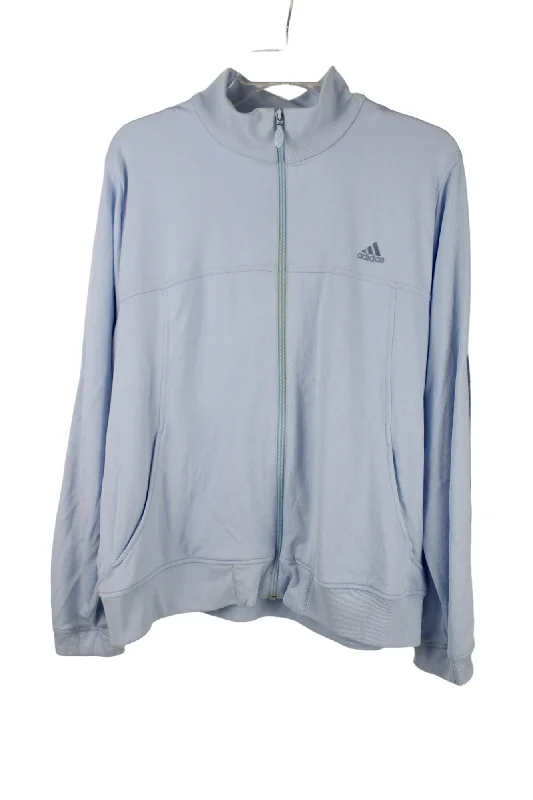 Adidas Light Blue Jacket | XL Wool Jacket Cashmere Jacket Tweed Jacket
