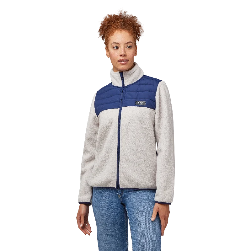 Green Land Recycled Fleece Jacket - Women Mesh Jacket Canvas Jacket Denim Jacket