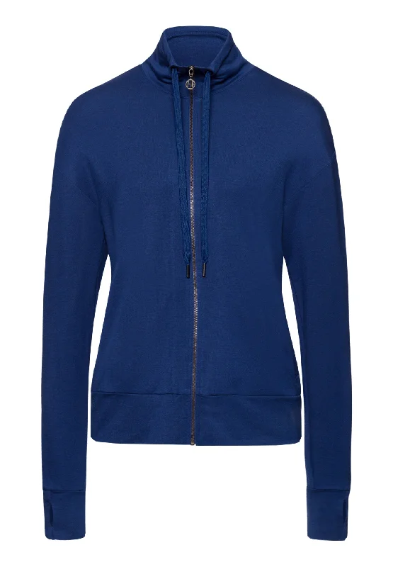 Balance Zip-Up Jacket | Dark Ink 78788-2620 Chenille Fabric Brocade Fabric Lace Fabric