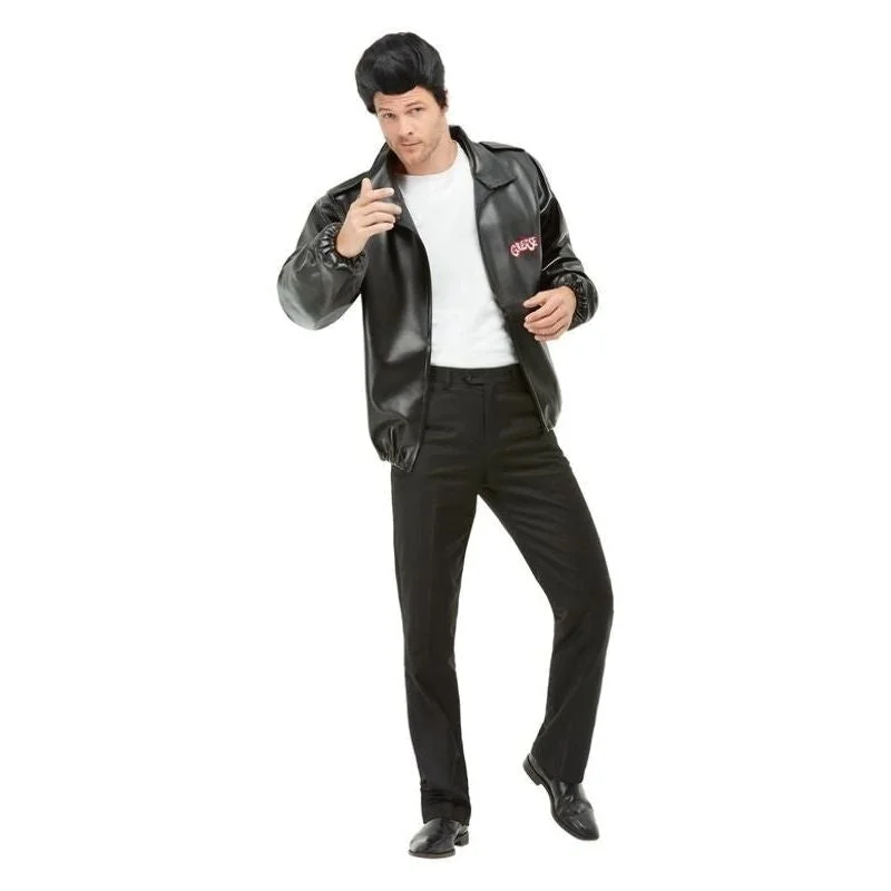 Grease T Birds Jacket Adult Black Embroided Logo Rayon Jacket Velvet Jacket Corduroy Jacket