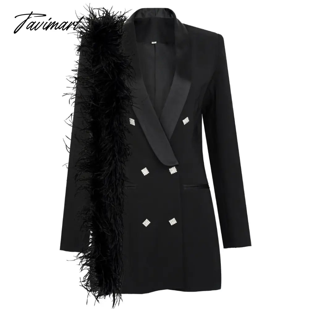 Black with Feather