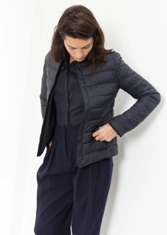 Camelia Reversible Jacket in Navy/Blue Jacket Blazer Coat