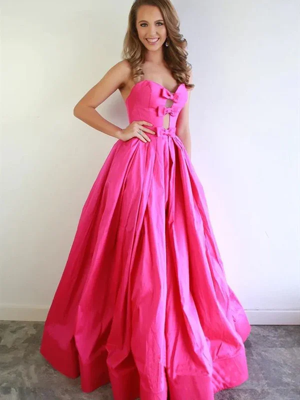 Hot Pink Sweetheart A-Line Long Party Dress Evening Gown, DP2065 Tunics Practical durable