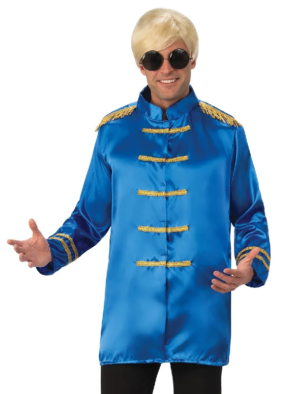 60's Musician Jacket Sgt Pepper Costume Rayon Jacket Velvet Jacket Corduroy Jacket