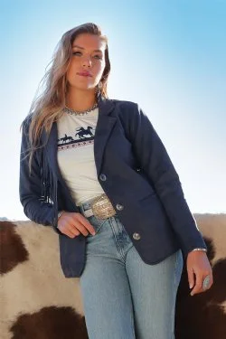 WOMEN'S CRUEL Suede Blazer Women's Formal Blazer