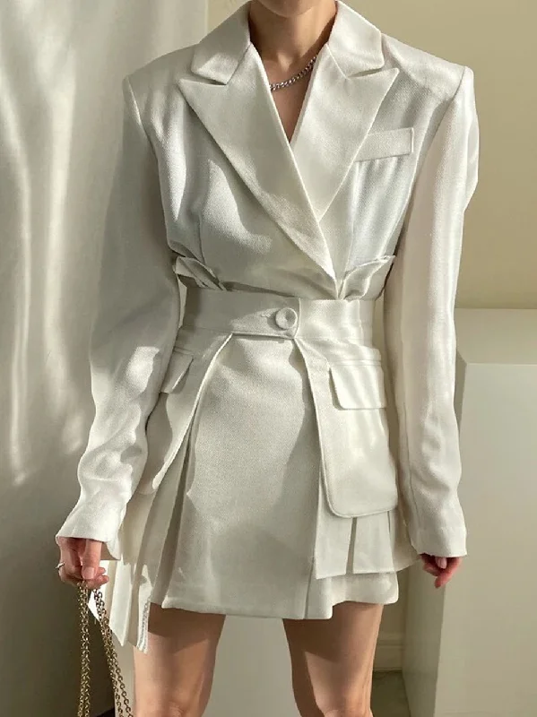 ANKKA Blazer Dress - No belt High-End Women's Suit