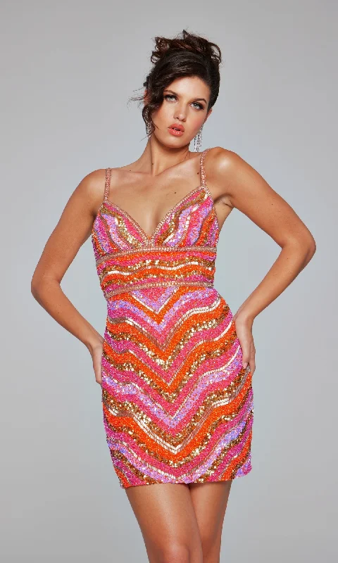 Jovani Short Party Dress 39903 Tunics Yoga stretchy