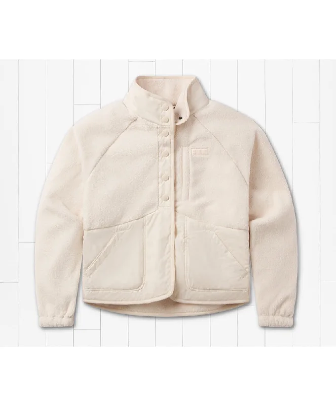 Southern Marsh - Krissy Crop Jacket Stand-Up Collar Roll-Neck Collar Turtle Neck