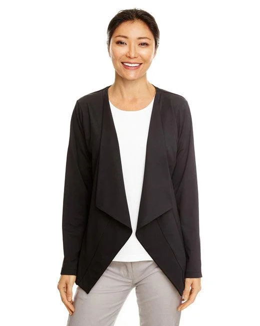 Devon & Jones Ladies' Perfect Fit  Draped Open Blazer DP465W Women's Fashion Blazer