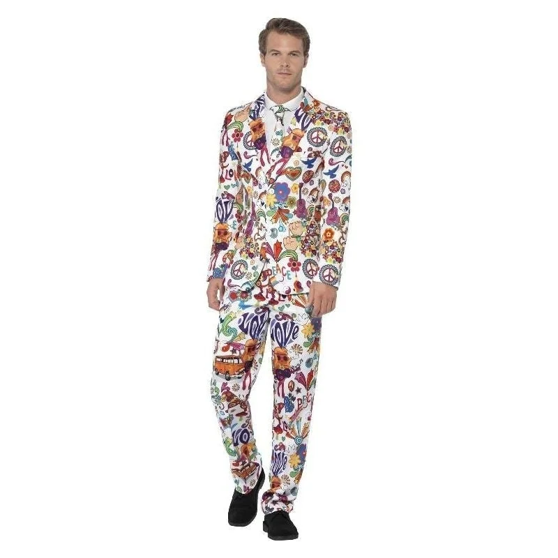 Groovy Suit Adult Stand Out Multi Coloured Jacket Trousers Tie Chenille Jacket Brocade Jacket Lace Jacket