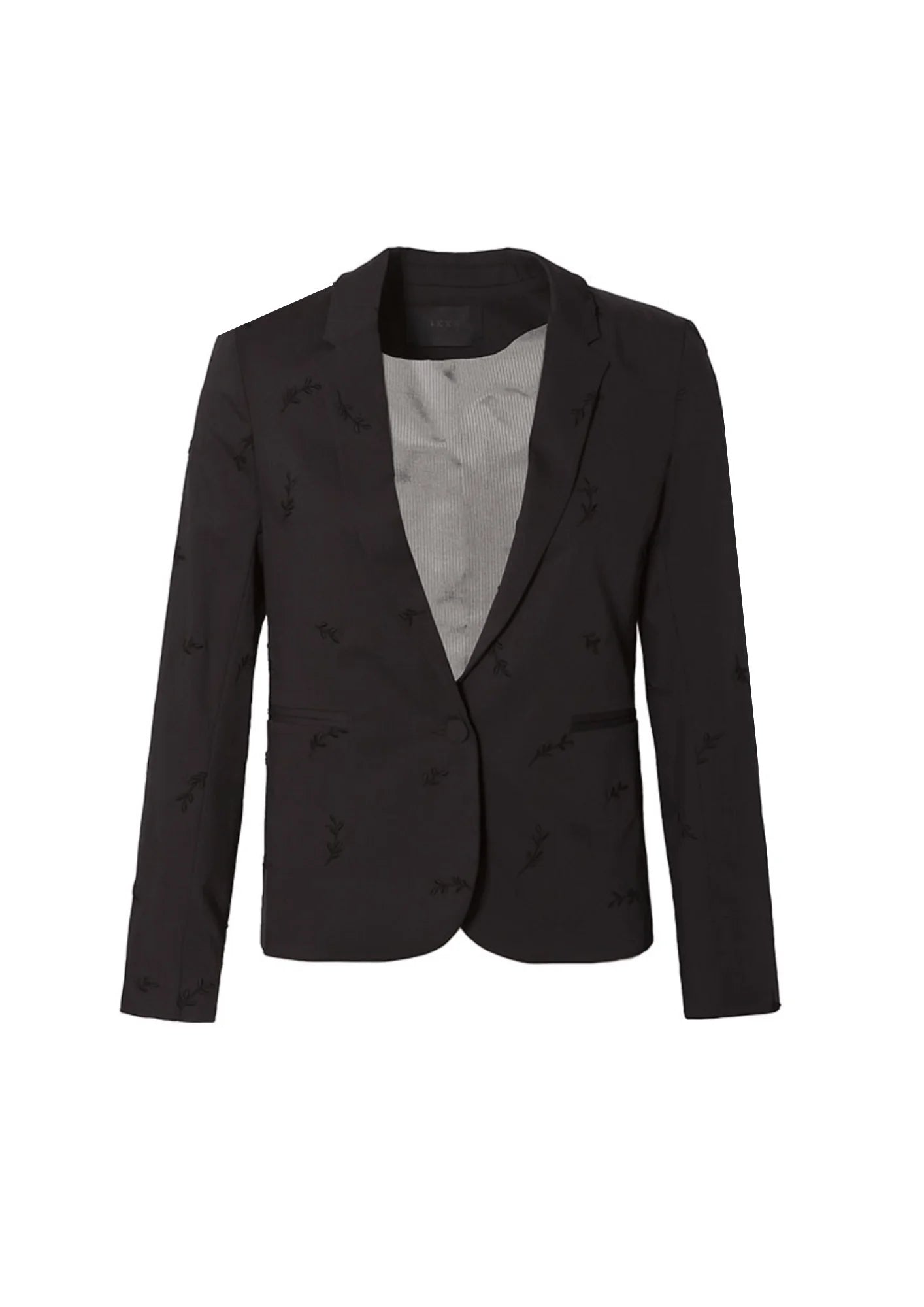 BLACK EMBROIDERED BLAZER Women's Advanced Suit