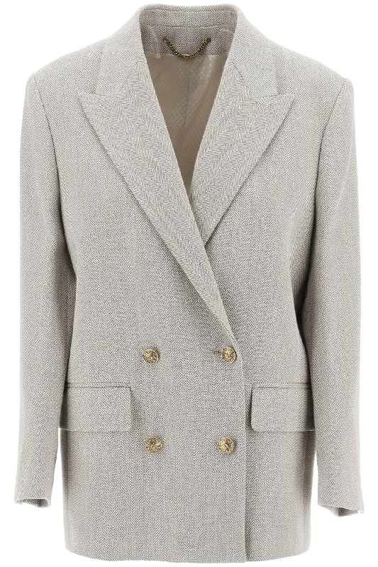Double-breasted Blazer In H Women's Banquet Suit