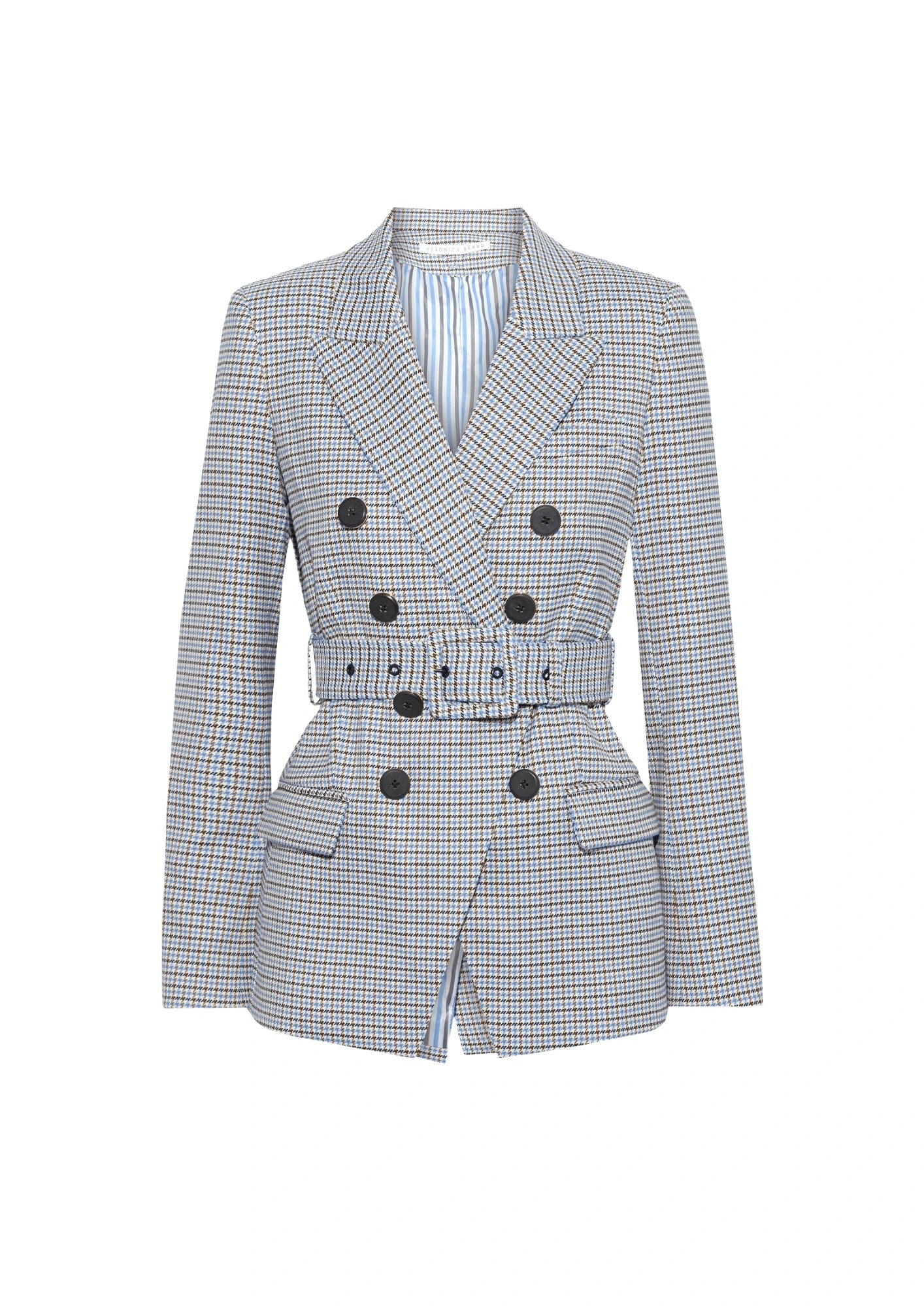 GREY DOUBLE-BREASTED BLAZER Women's Designer Suit