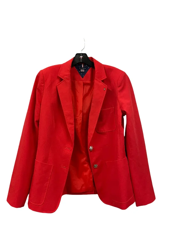 Blazer By Tommy Hilfiger In Red, Size: M Women's Elegant Suit