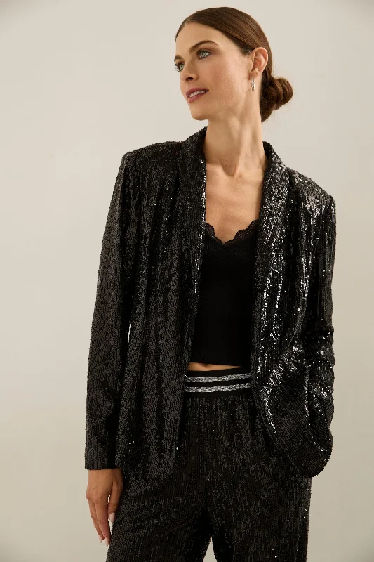 Sequins open blazer Women's Professional Jacket