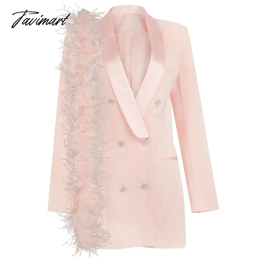 Pink with Feather