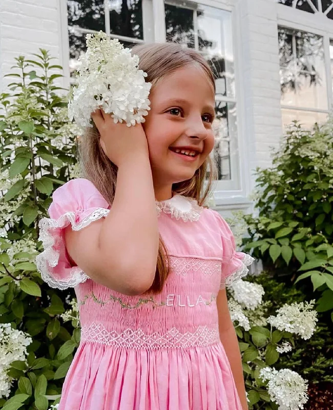 The customizable hand embroidered ELISABET dress. (MADE-TO-ORDER, 4-6 weeks)