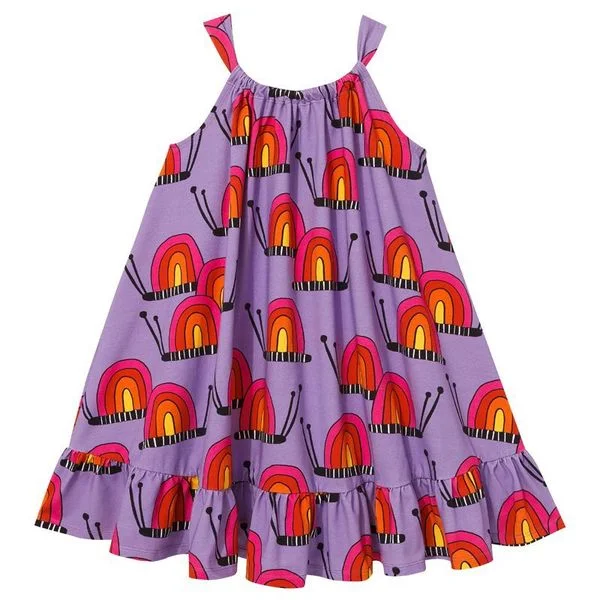Purple Snails Bow Dress