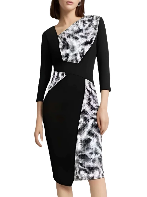 Black Houndstooth
