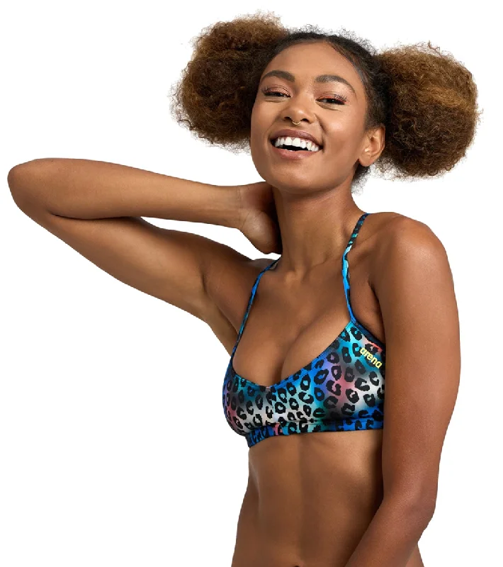 Neon Blue Multi/Yellow Star