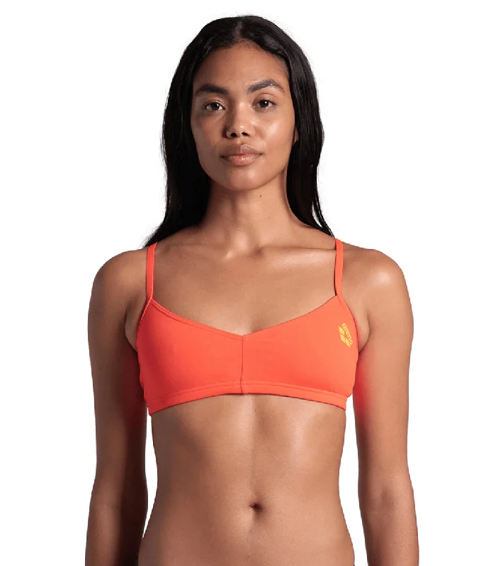 Bright Coral/Yellow Star