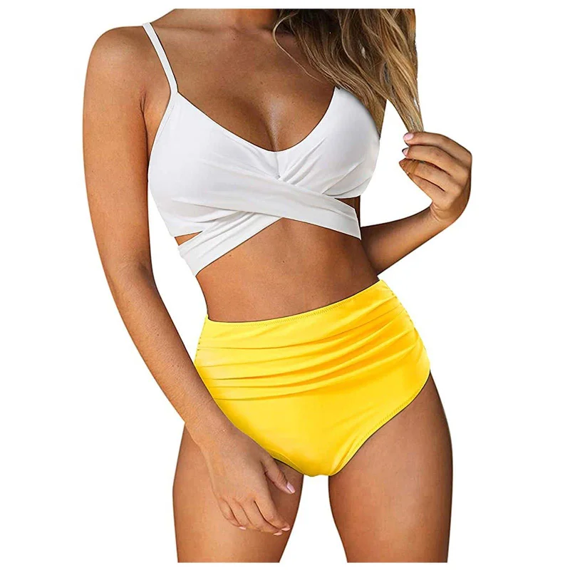 Sexy Women High Waist Summer Beach Bikini Adjustable bottom bikini, Custom fit, Sexy, Comfortable