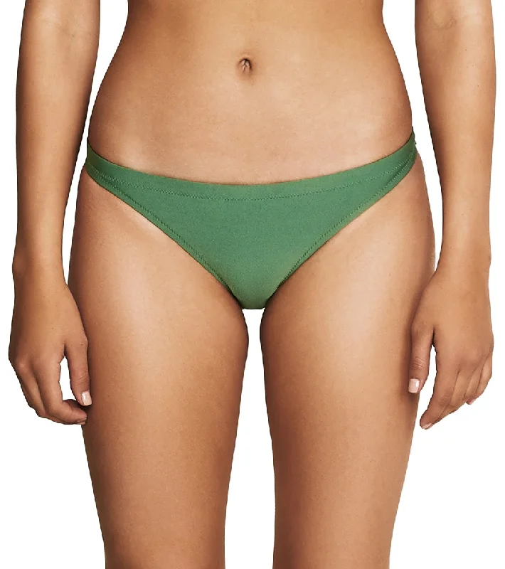 Speedo Vibe Women's Solid Classic Bikini Bottom Dark Ivy Bandeau bikini set, Strapless, Sexy, Comfortable