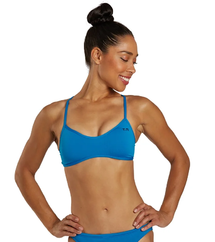 TYR Women's Solid Trinity Bikini Top Cloissonne Sporty bikini set, Comfortable, Activewear, Stylish