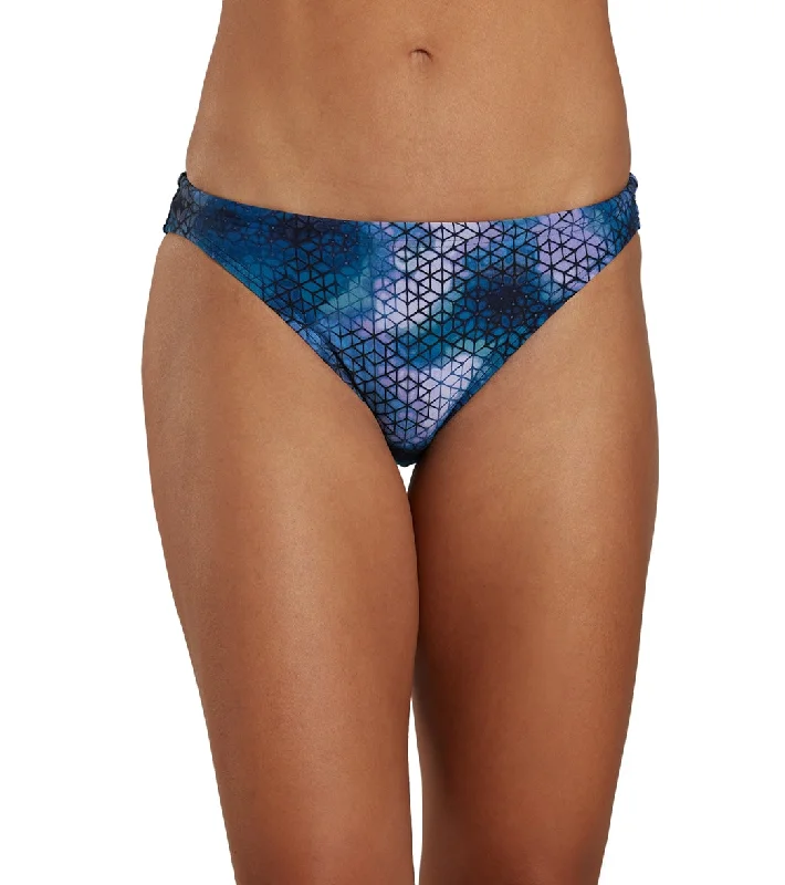 TYR Women's Starhex Full Coverage Bikini Bottom Blue Ice Sheer mesh bikini, Sexy, Fashion-forward, Trendy