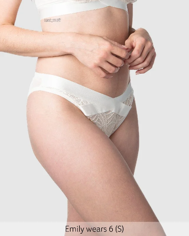 WARRIOR BIKINI BRIEF IVORY Minimalist bikini, Sleek, Chic, Trendy