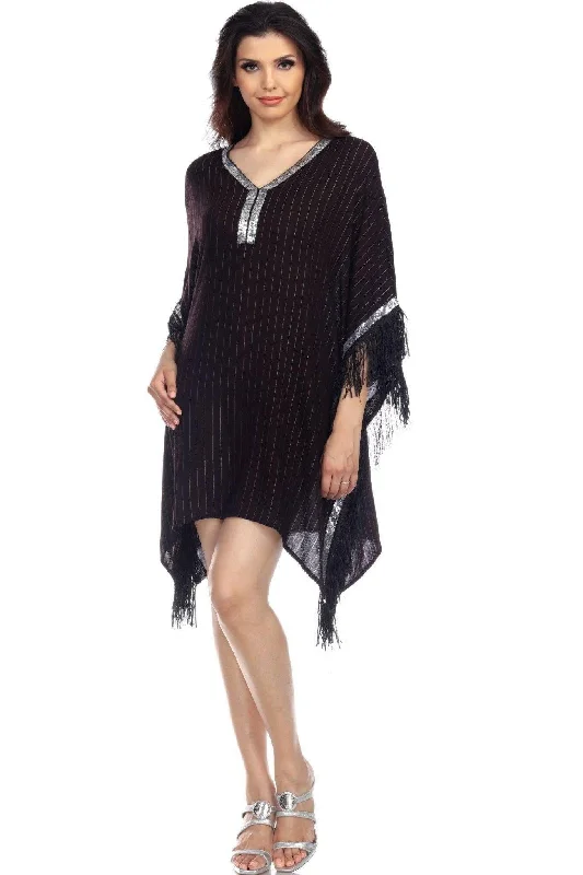 La Moda Bohemian Gypsy Caftan/Kaftan Coverup Tunic Lurex for Bathing Suit Bikini Ruched top bikini, Trendy, Sexy, Comfortable
